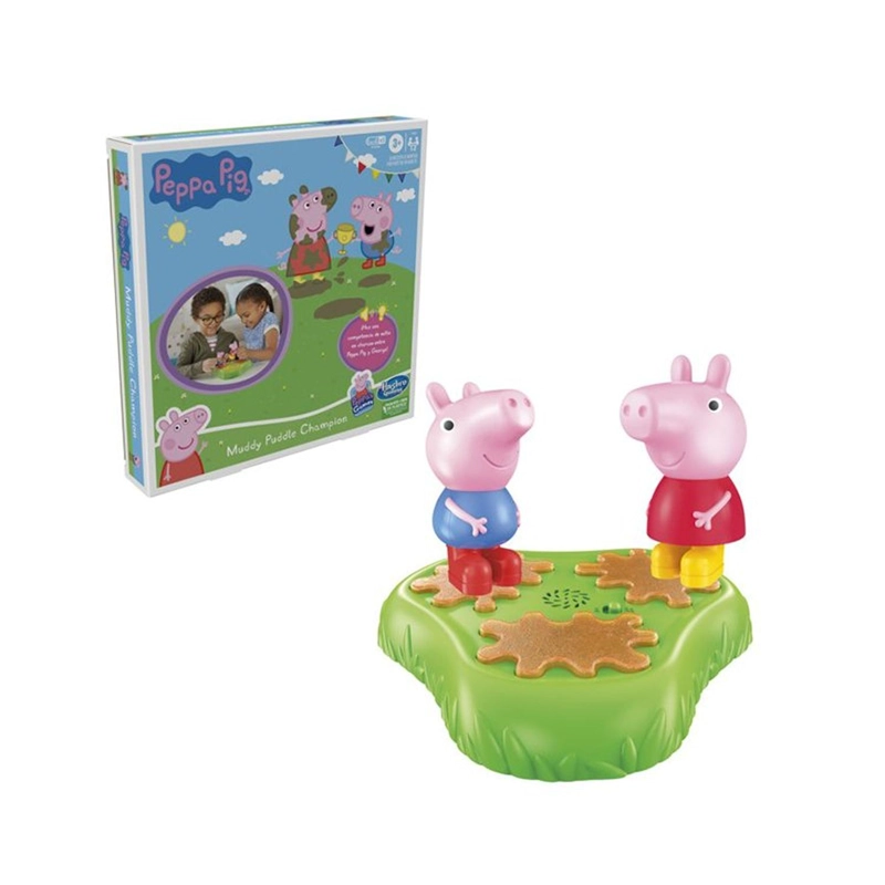 JUEGO DE MESA GAMING PEPPA PIG MUDDY PUDDLES HASBRO - 2