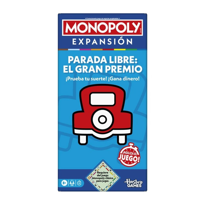 EXPANSION JUEGO DE MESA MONOPOLY PARADA LIBRE: EL GRAN PREMIO - 1