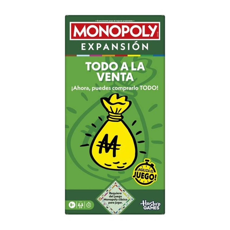EXPANSION JUEGO DE MESA MONOPOLY TODO A LA VENTA - 1