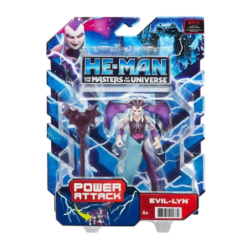FIGURA HE-MAN & MOTU POWER ATTACK EVIL-LYN HBL72 - 1