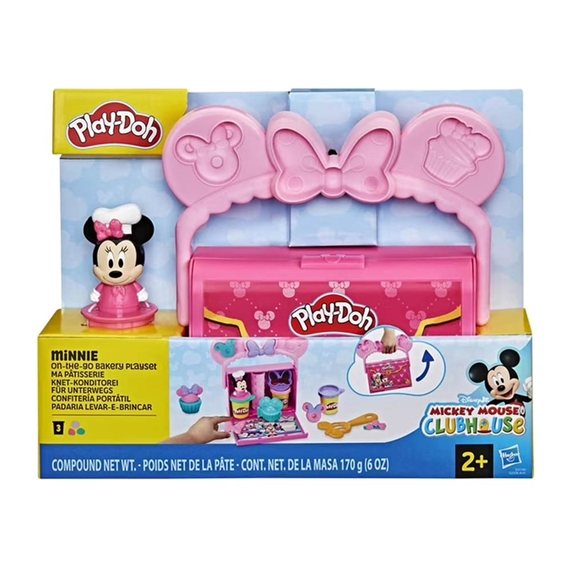 SET PLAY-DOH MICKEY MOUSE PLAYHOUSE G2326 MINNIE Y CONFITERIA - 1