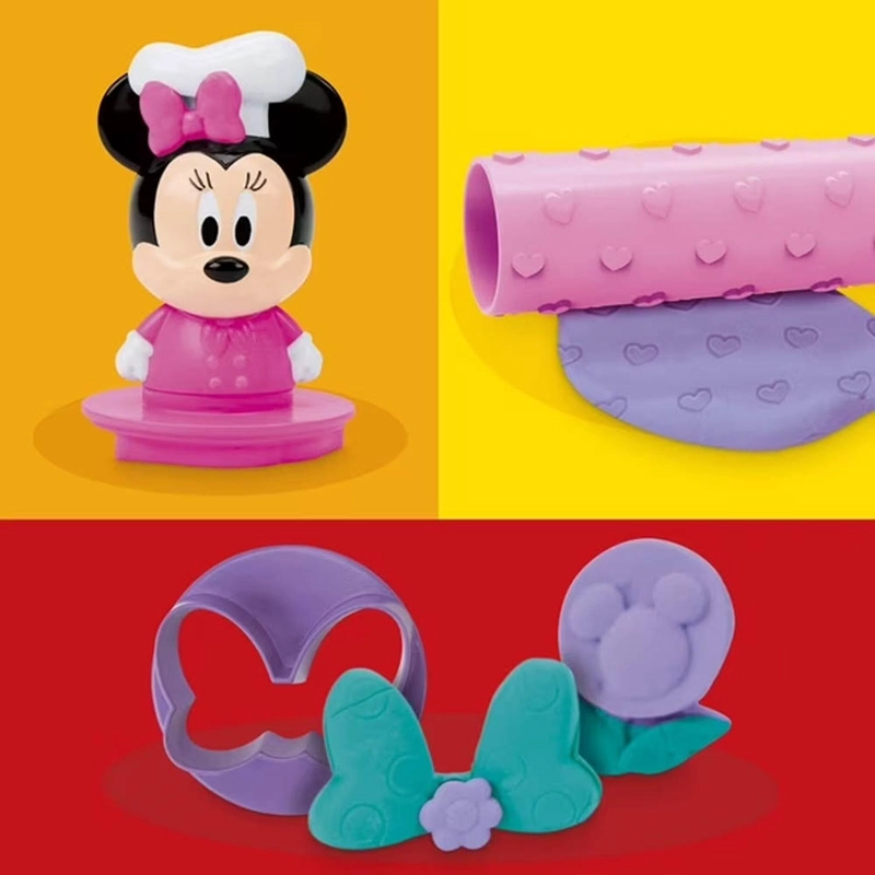 SET PLAY-DOH MICKEY MOUSE PLAYHOUSE G2326 MINNIE Y CONFITERIA - 2