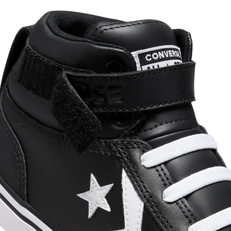 ZAPATILLA CONVERSE PRO BLAZE STRAP NEGRO EN CUERO NIÑOS A01072C - 4