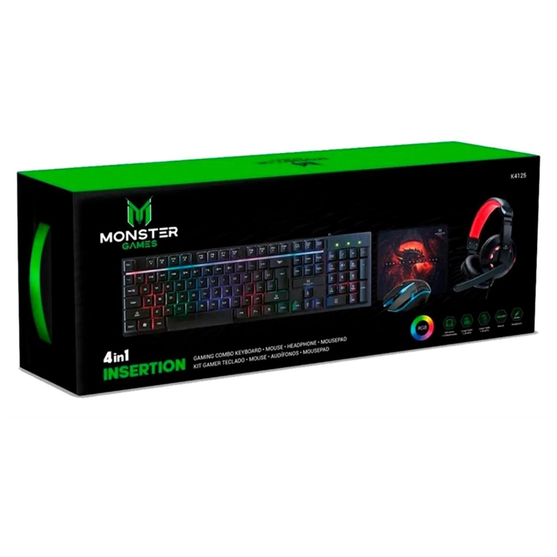 KIT 4 EN 1 GAMER MONSTER CREW INSERTION - 3