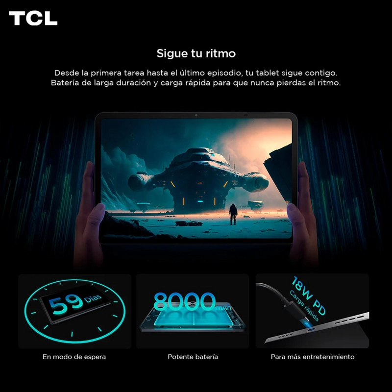 TABLET TCL NXTPAPER 11 GEN2 8GB RAM 128GB CON FLIP CASE Y LAPIZ 9465X6-2CLCCL11-1 - 5