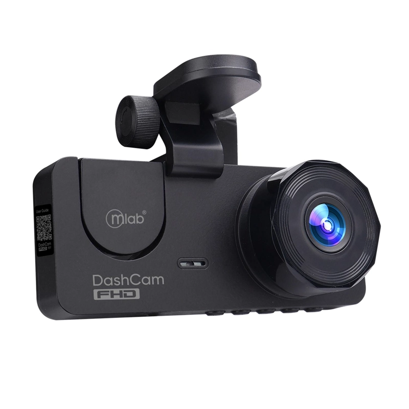 CAMARA AUTO MLAB DVR FHD, 2 CAMARAS FRONT 1080P/INSIDE 720P - 1