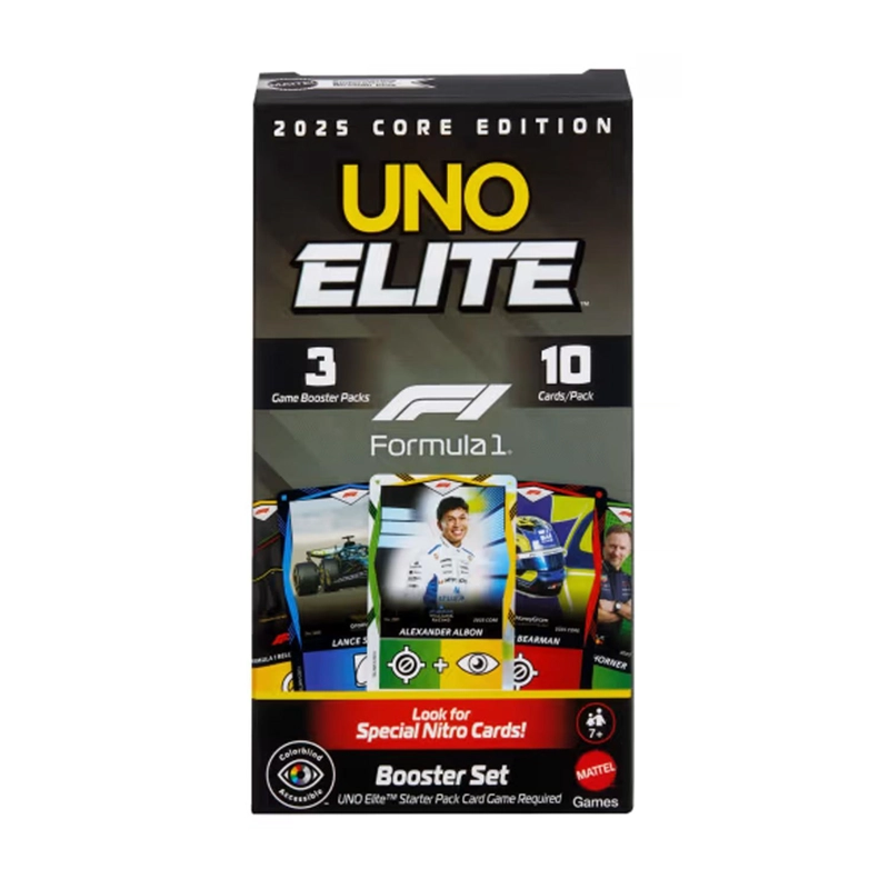 BOOSTER SET PARA JUEGO DE CARTAS UNO ELITE F1 JLV43 - 1