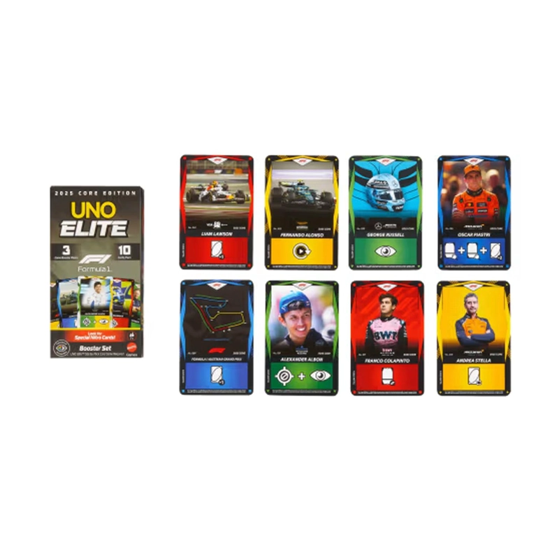 BOOSTER SET PARA JUEGO DE CARTAS UNO ELITE F1 JLV43 - 2