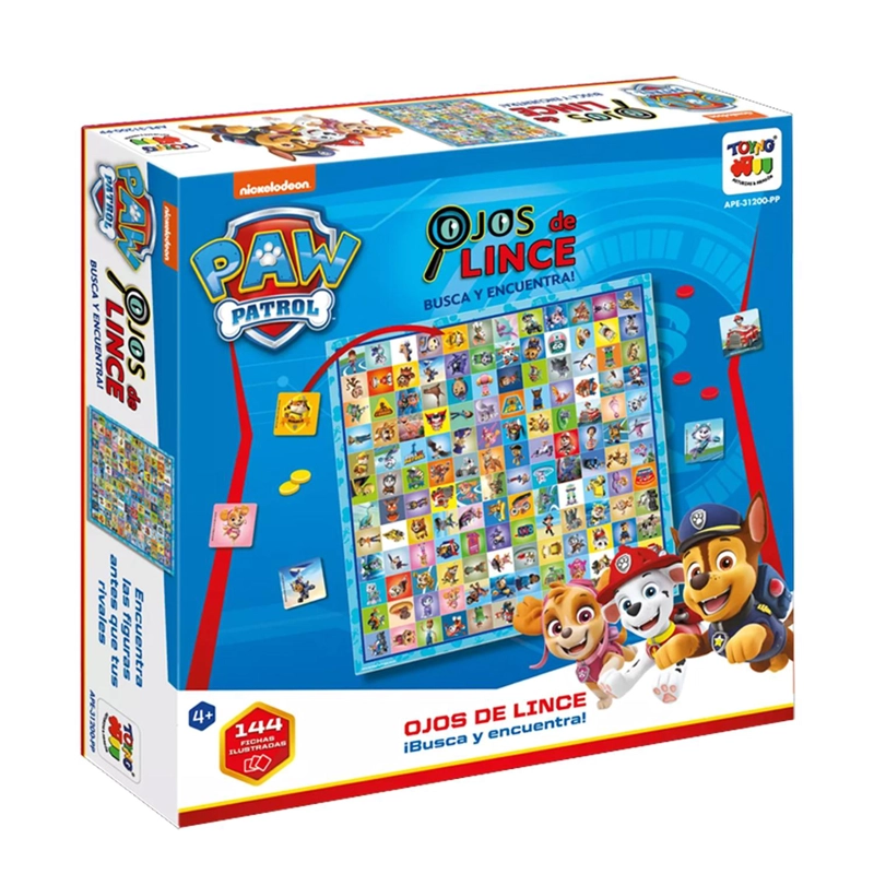 JUEGO DE MESA OJOS DE LINCE PAW PATROL APE-31200-PP - 1