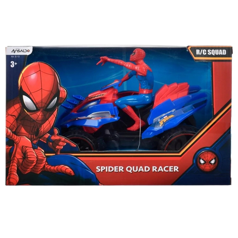 VEHICULO CONTROL REMOTO SPIDERMAN QUAD RACER - 1