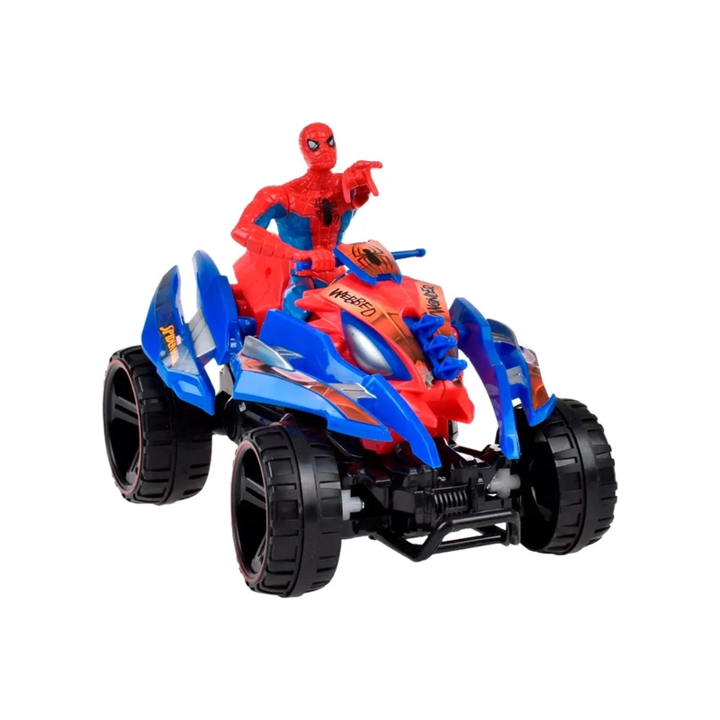 VEHICULO CONTROL REMOTO SPIDERMAN QUAD RACER - 2