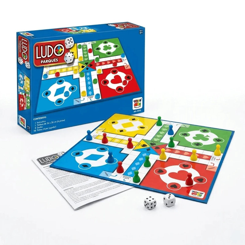 JUEGO DE MESA FAMILIAR LUDO CLASICO - 1