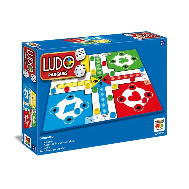 JUEGO DE MESA FAMILIAR LUDO CLASICO - 5