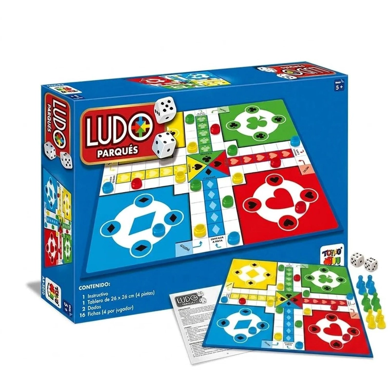 JUEGO DE MESA FAMILIAR LUDO CLASICO - 6
