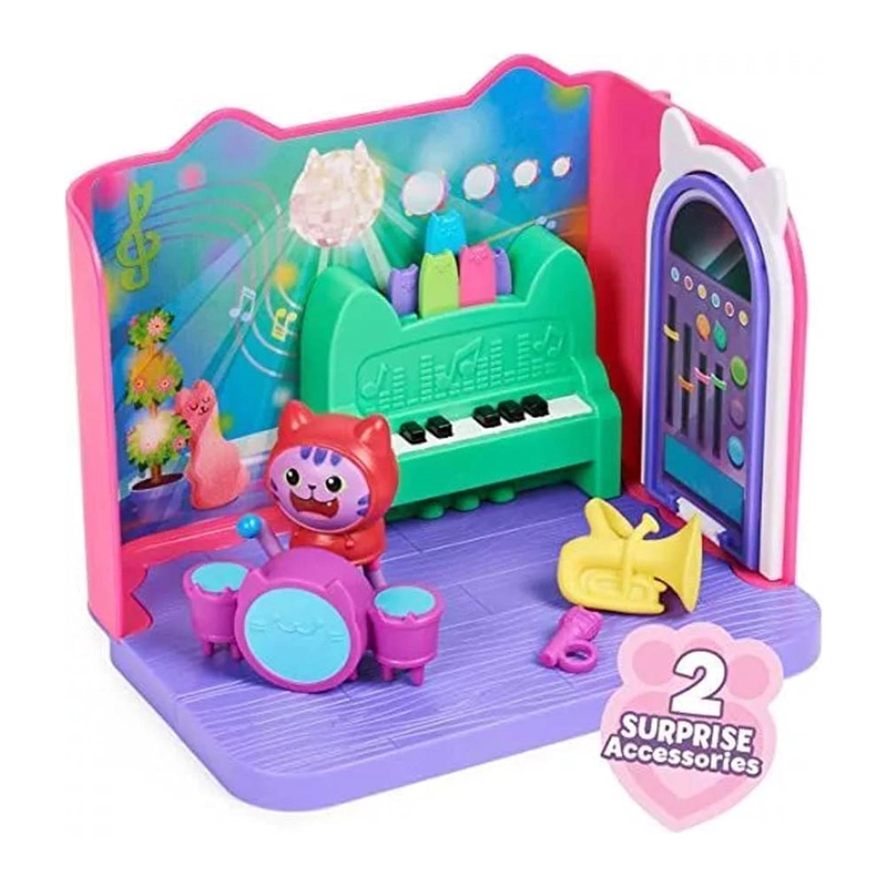 GABBY'S DOLLHOUSE - SALA DE MUSICA INCREIBLE DE DANIEL JAMES CATNIP 6069300 - 3
