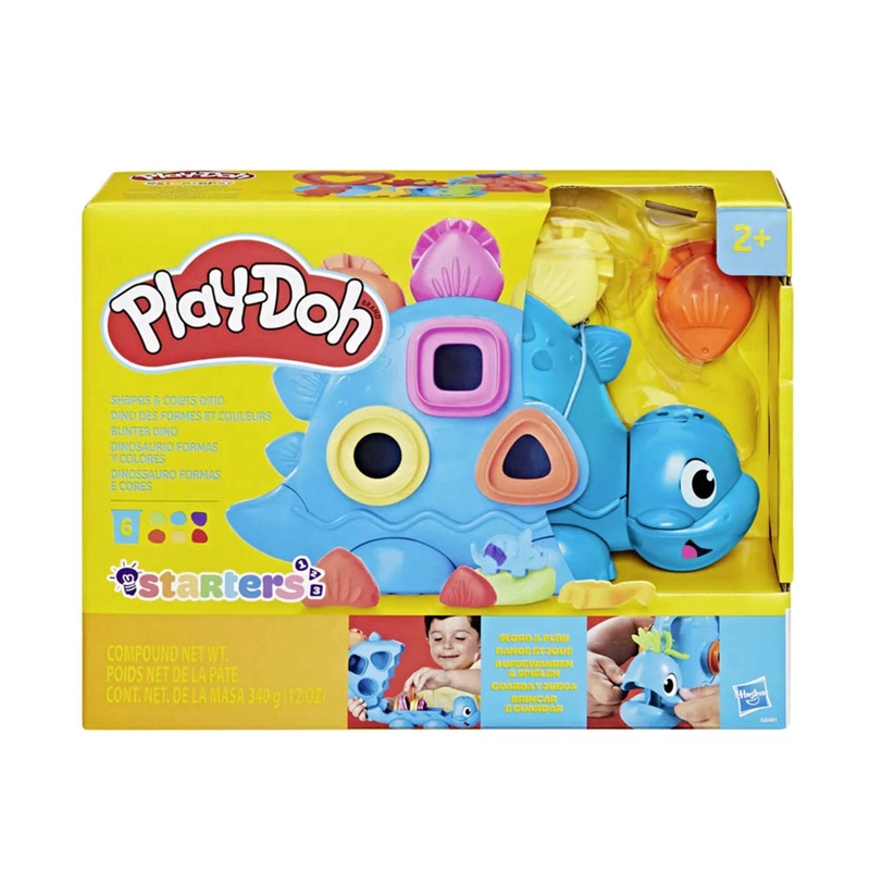 PLAY DOH STARTERS DINOSAURIO FORMAS Y COLORES G0491 - 1