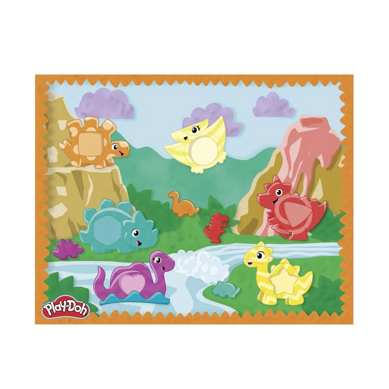 PLAY DOH STARTERS DINOSAURIO FORMAS Y COLORES G0491 - 4