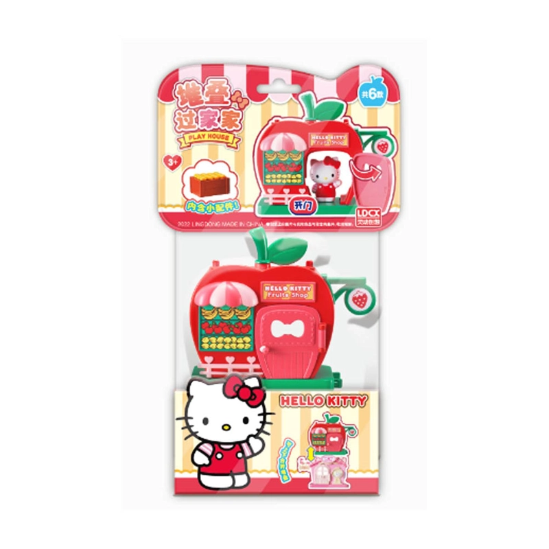 CASAS DE JUGUETE APILABLES SANRIO CHARACTERS STACKED PLAY HOUSE - HELLO KITTY SR4564 - 2