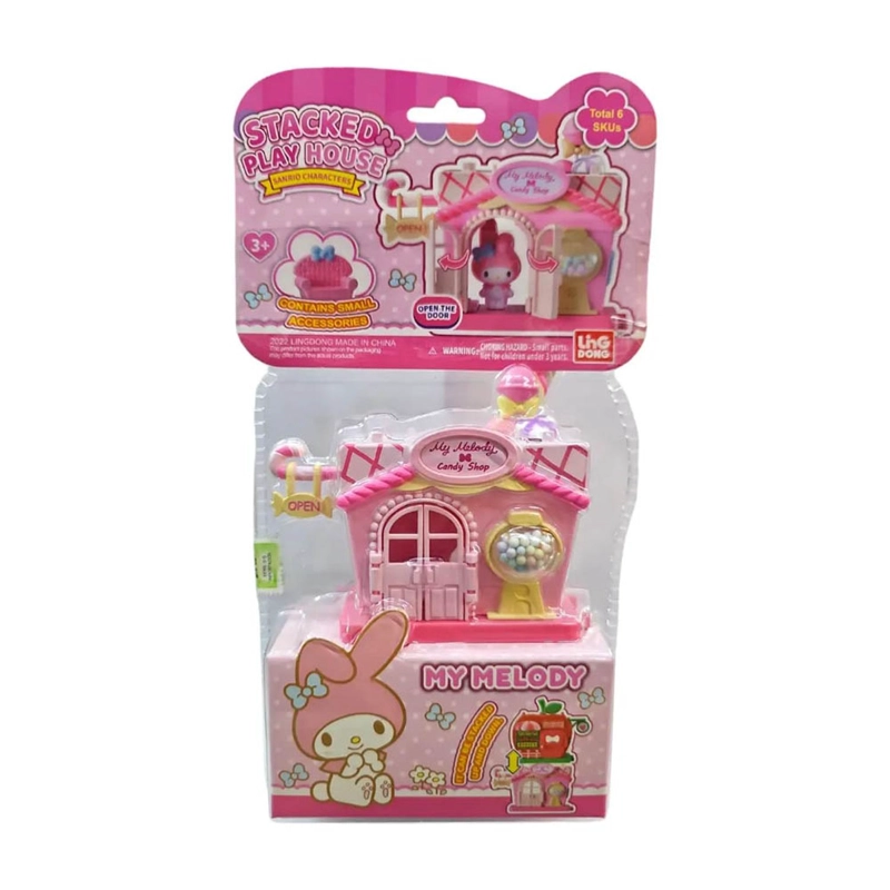 CASA DE JUGUETE APILABLES SANRIO CHARACTERS STACKED PLAY HOUSE - MY MELODY SR4565 - 2