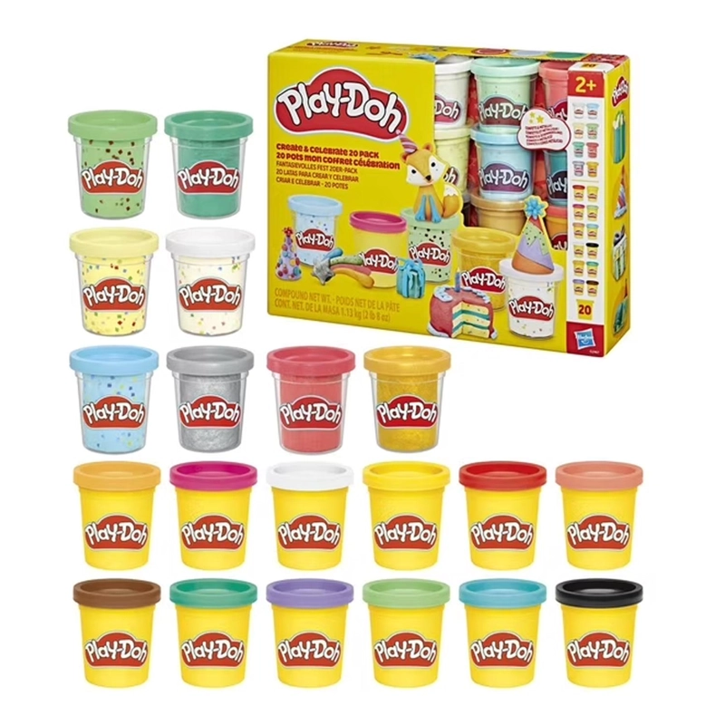 PLAY-DOH 20 LATAS PARA CREAR Y CELEBRAR MULTICOLOR - 3