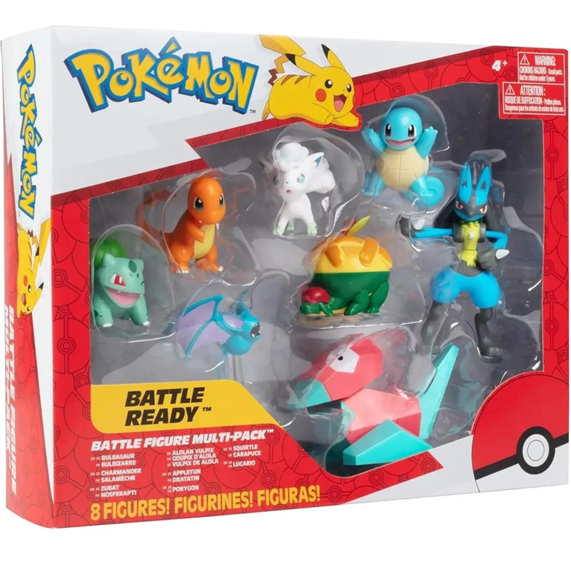 PACK 8 FIGURAS POKEMON BATTLE READY PKW2542 - 2