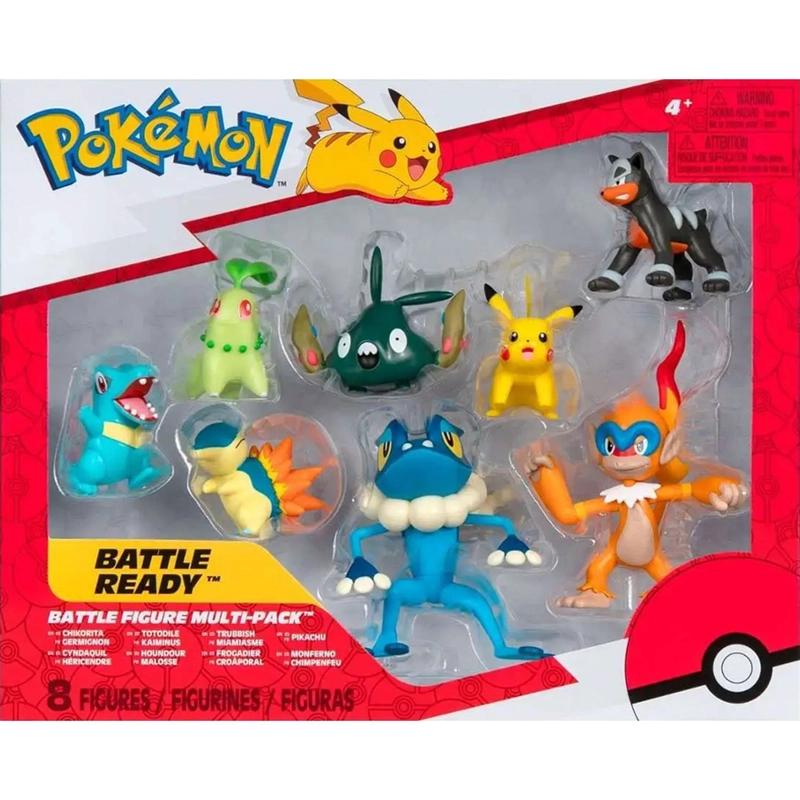POKEMON PACK 8 FIGURAS DE BATALLA PKW3064 - 1
