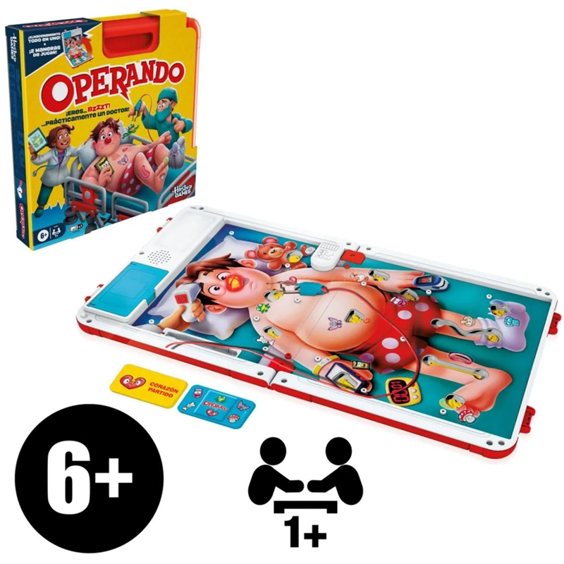JUEGO DE MESA CLASICO OPERANDO - 7