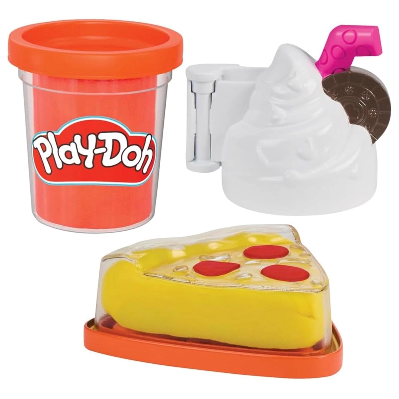 SET PLAY-DOH TREATS TO GO: PIZZA Y BATIDO - 2