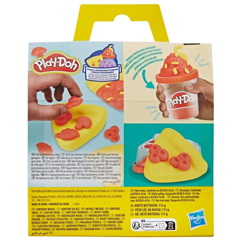 SET PLAY-DOH TREATS TO GO: PIZZA Y BATIDO - 7