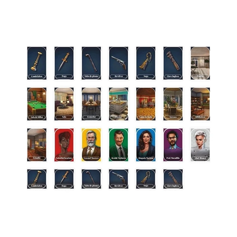 JUEGO DE VIAJE - CLUE - 6