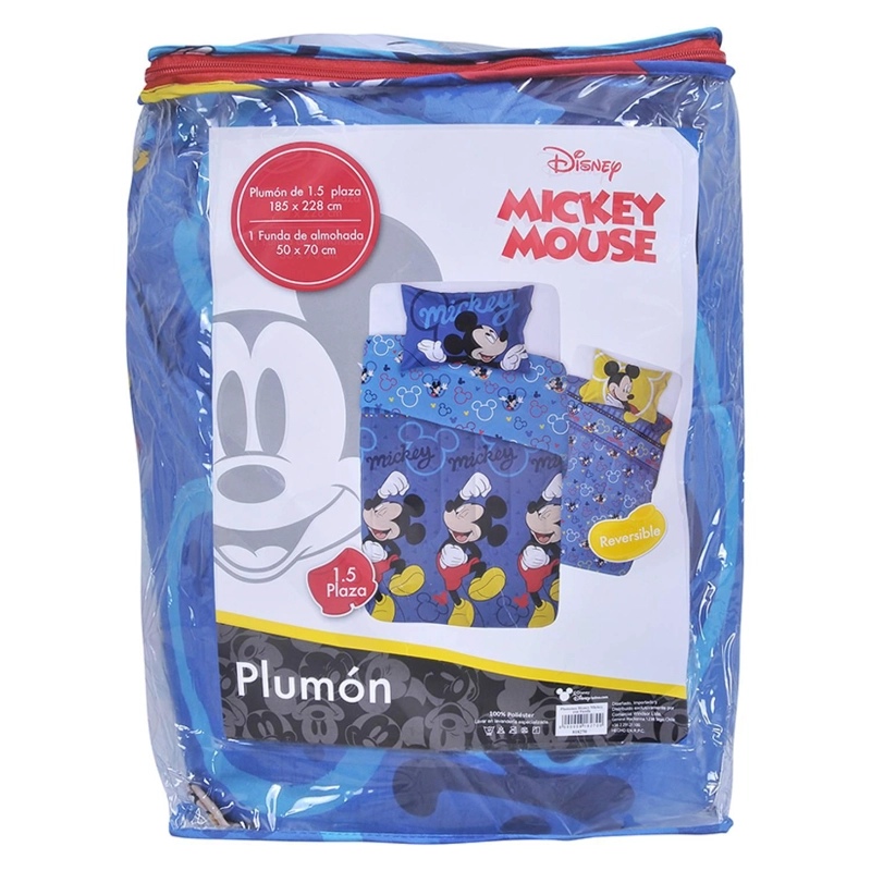 PLUMON 1.5 PLAZAS REVERSIBLE MICKEY MOUSE - 3