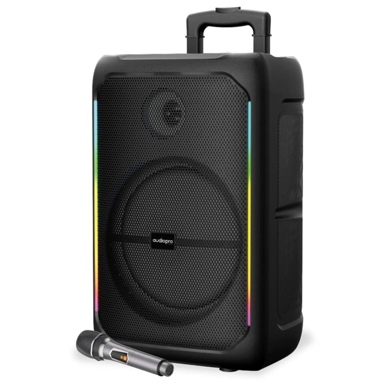 PARLANTE KARAOKE ZENTRO MAX AP02099 BT + MICROFONO AUDIOPRO 500W - 1