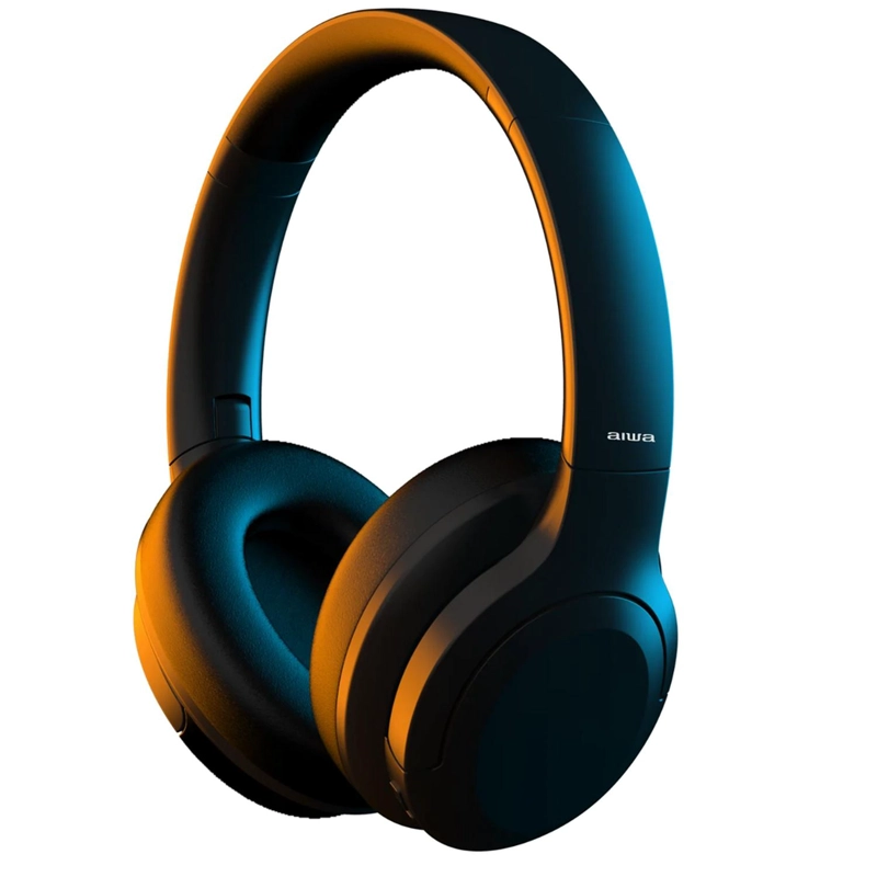 AUDIFONO OVER EAR AIWA CON CANCELACION DE RUIDO AW-ANC45K - 1