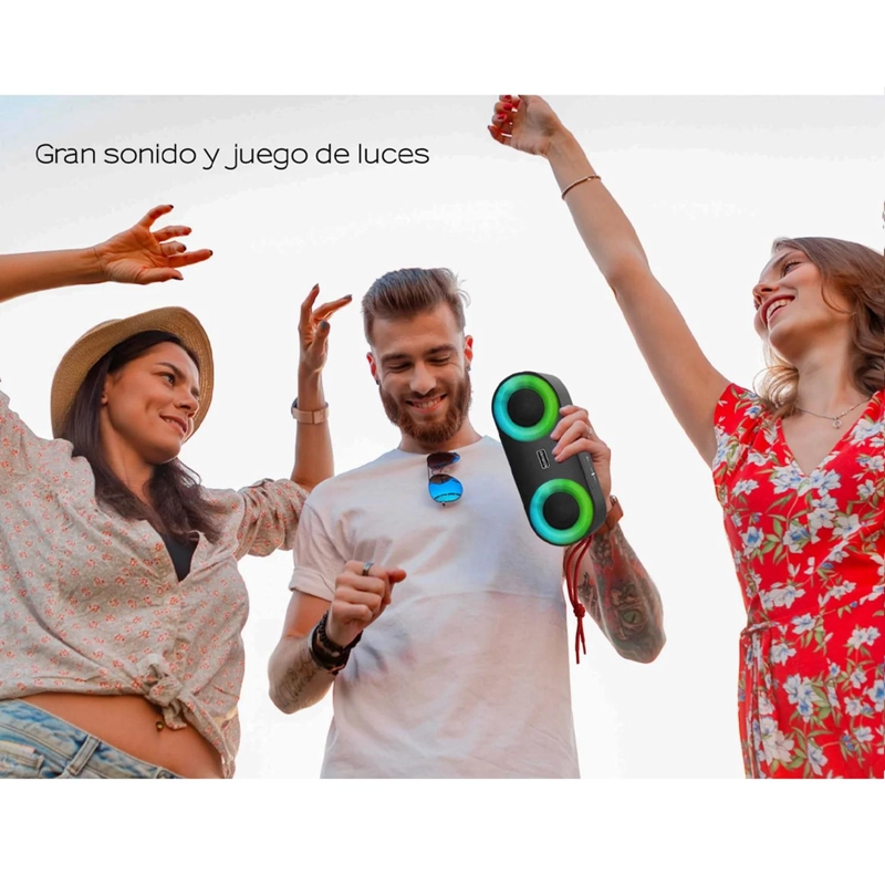 PARLANTE PORTATIL BLUETOOTH AIWA 20W IPX5 RADIO FM AW-SJ215 - 4