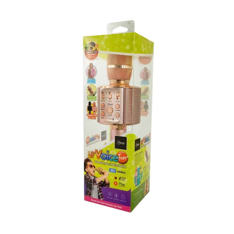 MICROFONO KARAOKE BLUETOOTH MLAB LIL' VOICE 2 - 4