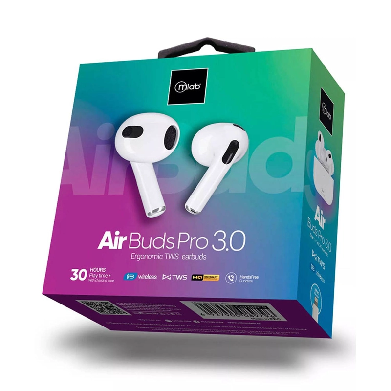 AURICULARES INALAMBRICOS BLUETOOTH TWS MLAB AIR BUDS PRO 3.0 - 5