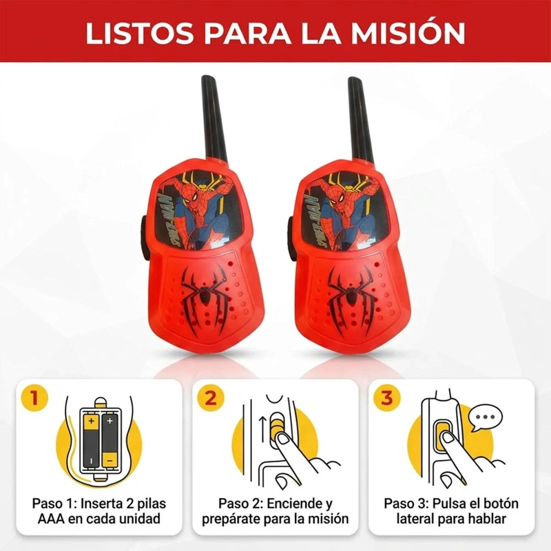 WALKIE TALKIE SPIDERMAN MVWT899 - 2