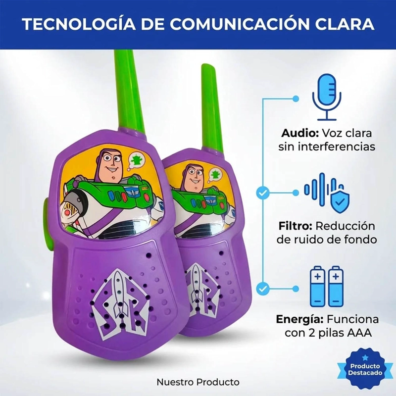 WALKIE TALKIE TOY STORY - BUZZ LIGHTYEAR TYWT900 - 2