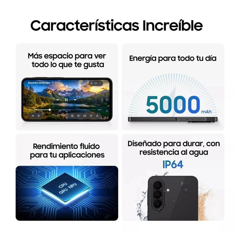 SAMSUNG GALAXY A27 5G - 256GB - 8GB RAM AWESOME BLUE - 4
