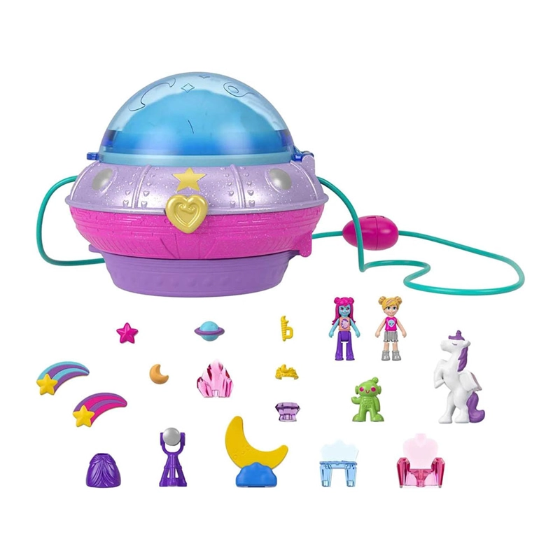 POLLY POCKET - ESTUCHE DE ESPACIO DOUBLE PLAY HCG25 - 2