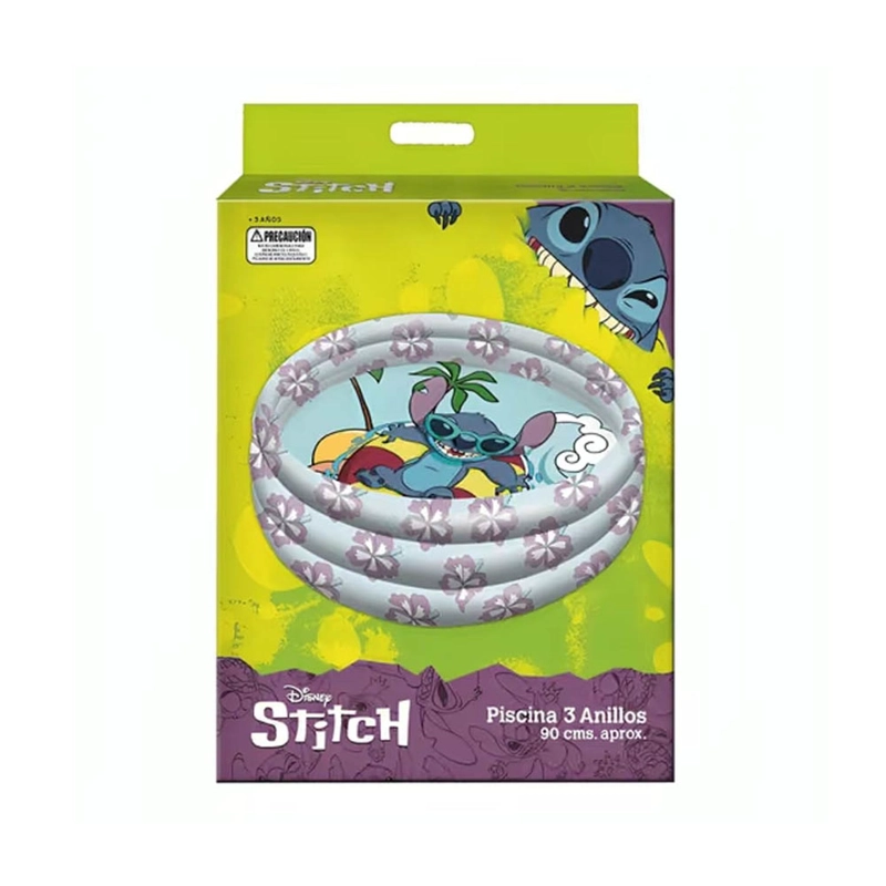 PISCINA 3 ANILLOS PRONOBEL STITCH 90 CM - 2