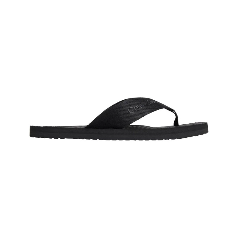 SANDALIAS CALVIN KLEIN CITY THONG SLIDE NEGRO - 1
