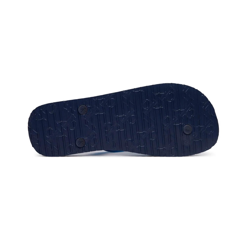 SANDALIAS CALVIN KLEIN BEACH THONG SLIDE AZUL - 5