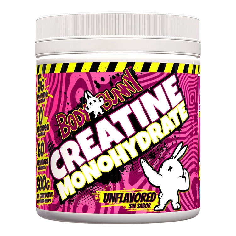 CREATINA BODY BUNNY MONOHIDRATO SIN SABOR 60SV POLVO 300 GR - 1