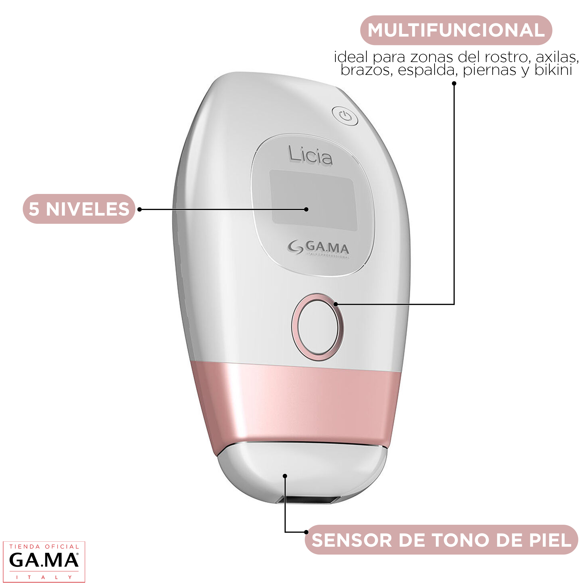 gama allevia depiladora ipl gama licia blue opiniones