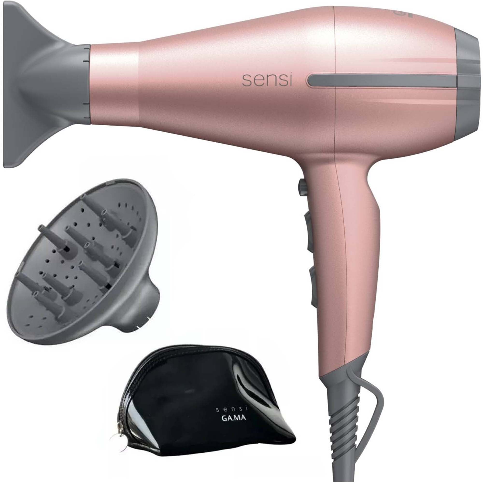 GAMA SECADOR DE PELO GAMA TEMPO 5D SENSI ROSE OZONE ION | Rosado