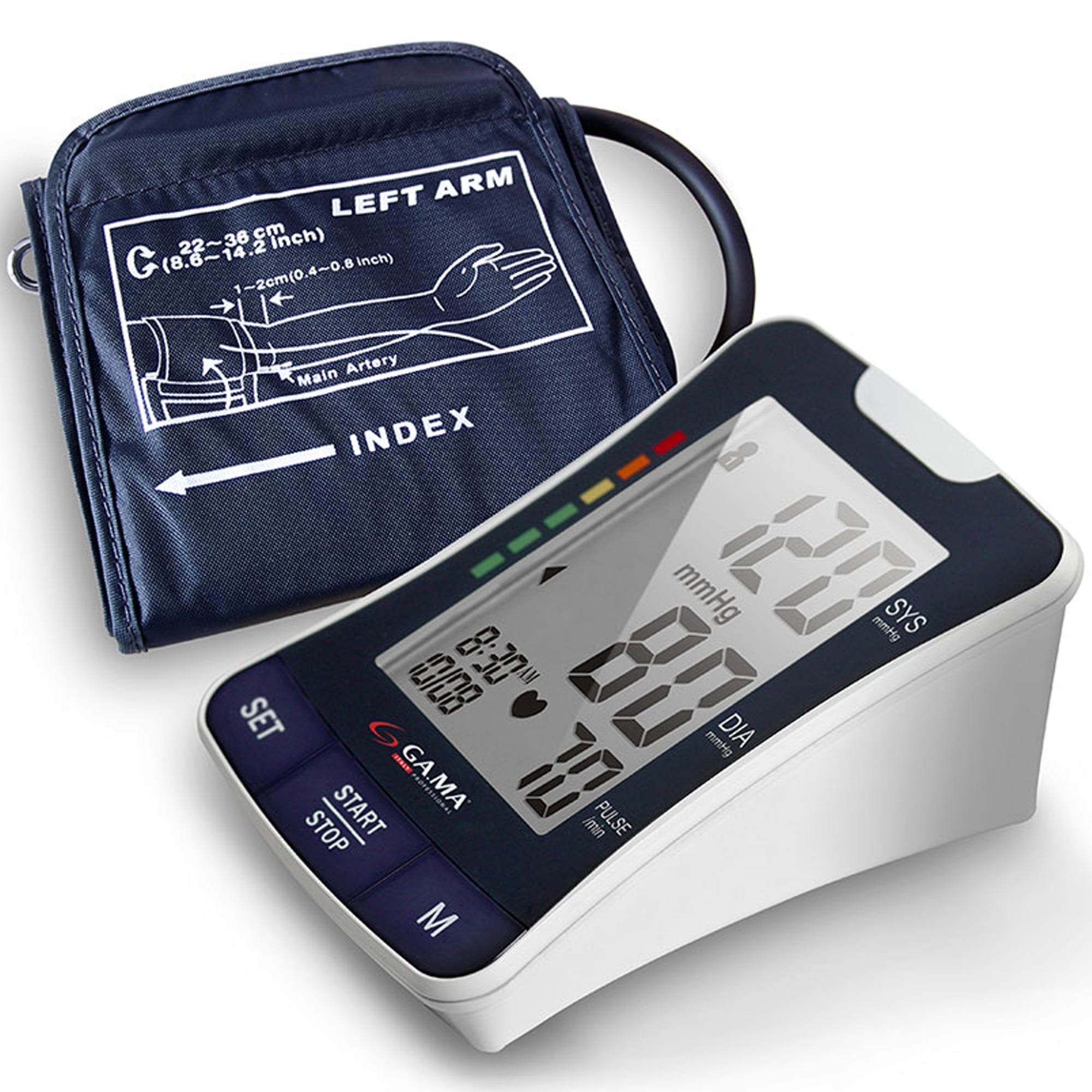 TENSIÓMETRO DE BRAZO BP 1307 GAMA PRESIÓN ARTERIAL LCD 3.2 | Blanco - 1