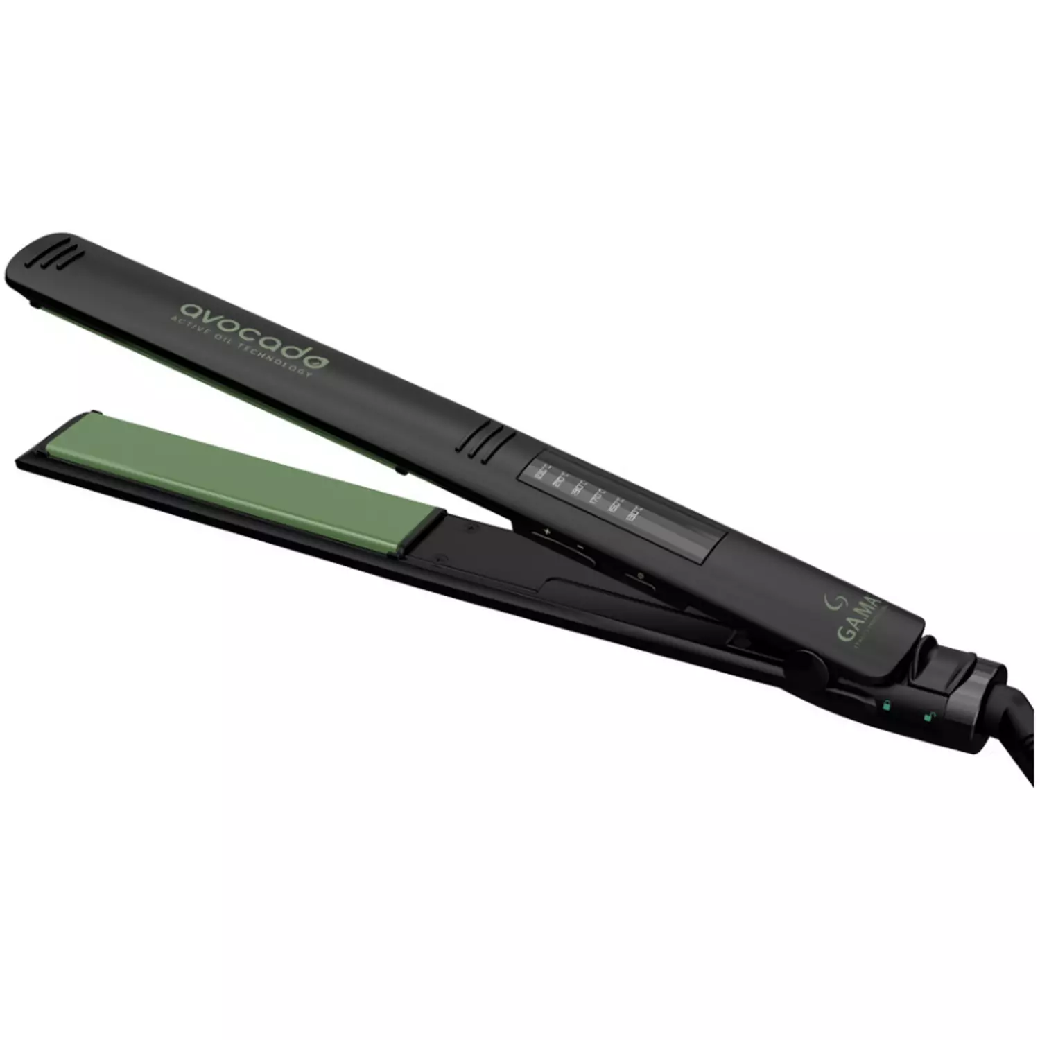 PLANCHA ALISADORA GAMA ELEGANCE LED AVOCADO ESSENTIAL OIL - 1