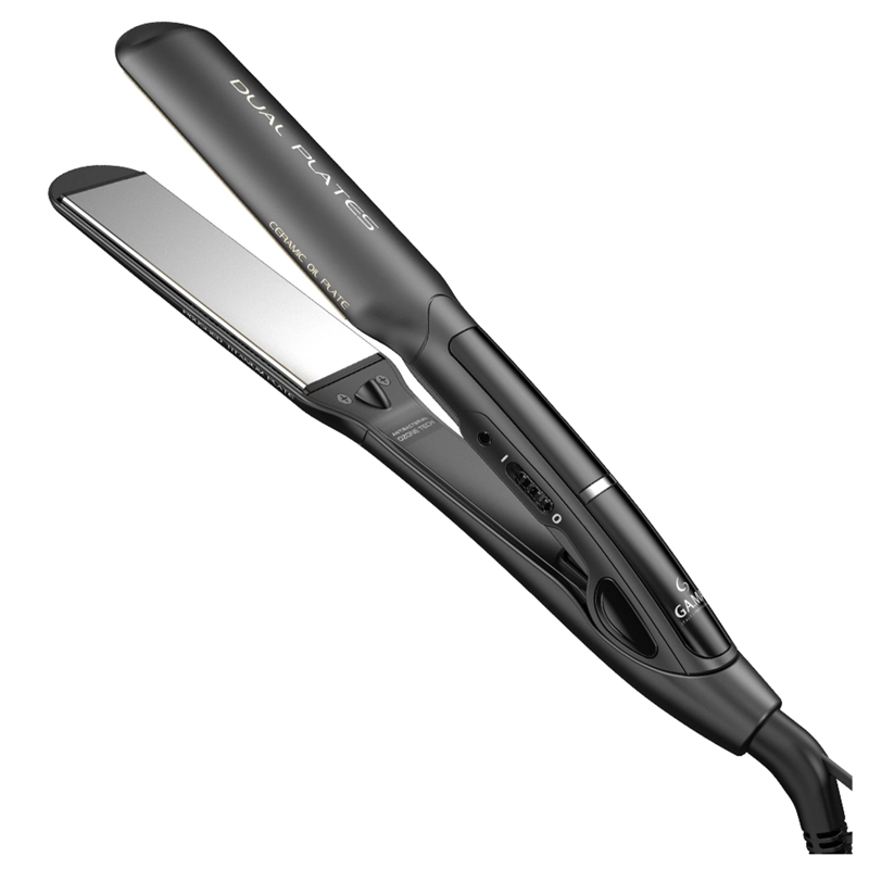 GAMA PLANCHA ALISADORA DUAL PLATES GAMA TITANIO CERAMIC WIDE LONG
