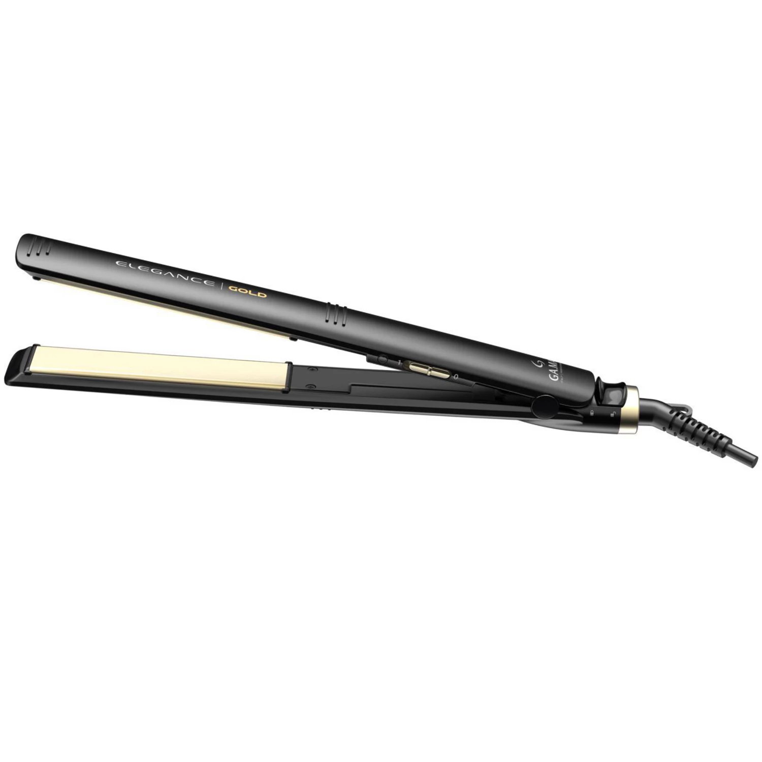 PLANCHA ALISADORA GAMA ELEGANCE LED GOLD ORO LÍQUIDO - 1